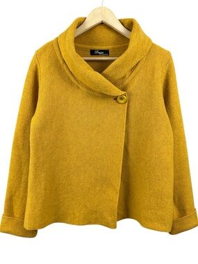 Peruzzi Made In Italy Wool Blend Cardigan Size Medium